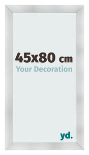 Photo Frame 45x80cm Aluminum Brushed MDF Pisa Front Size | Yourdecoration.co.uk