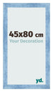 Photo Frame 45x80cm Clear Blue Swept MDF Pisa Front Size | Yourdecoration.co.uk