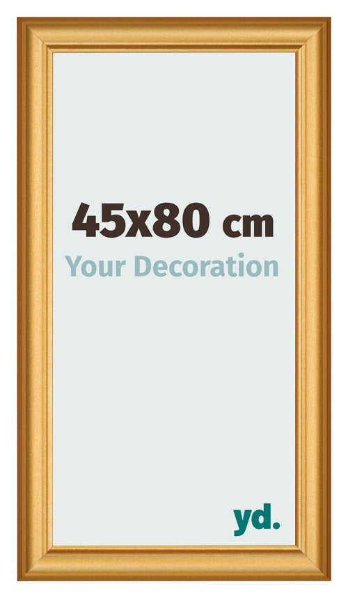 Photo Frame 45x80cm Gold Matte MDF Lazio Front Size | Yourdecoration.co.uk