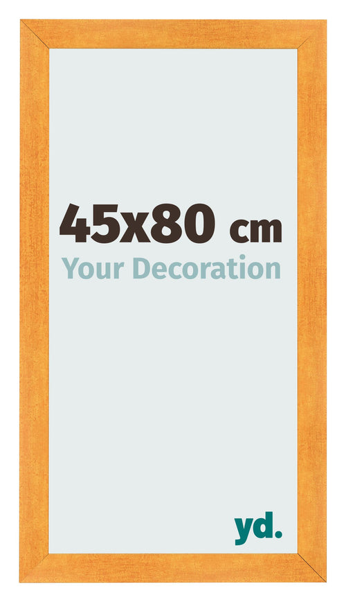 Photo Frame 45x80cm Orange MDF Pisa Front Size | Yourdecoration.co.uk