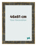 Photo Frame 46x61cm Blue Gold Melange MDF Pisa Front Size | Yourdecoration.co.uk