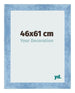Photo Frame 46x61cm Clear Blue Swept MDF Pisa Front Size | Yourdecoration.co.uk