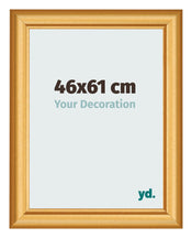 Photo Frame 46x61cm Gold Matte MDF Lazio Front Size | Yourdecoration.co.uk