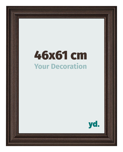 Photo Frame 46x61cm Oak Dark MDF Lazio Front Size | Yourdecoration.co.uk