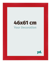 Photo Frame 46x61cm Red MDF Pisa Front Size | Yourdecoration.co.uk