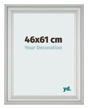 Photo Frame 46x61cm Silver Matte MDF Lazio Front Size | Yourdecoration.co.uk