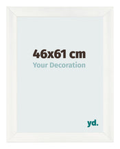 Photo Frame 46x61cm White Vintage MDF Pisa Front Size | Yourdecoration.co.uk