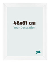 Photo Frame 46x61cm White Vintage MDF Pisa Front Size | Yourdecoration.co.uk