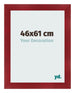 Photo Frame 46x61cm Wine Red Swept MDF Pisa Front Size | Yourdecoration.co.uk