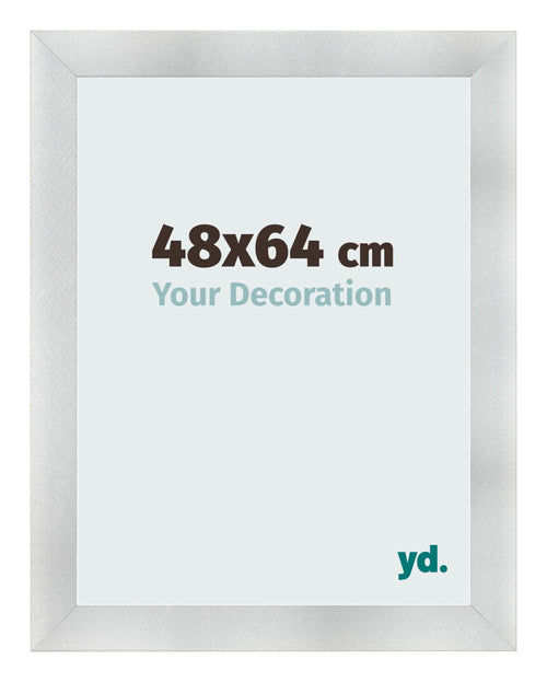 Photo Frame 48x64cm Aluminum Brushed MDF Pisa Front Size | Yourdecoration.co.uk