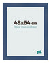 Photo Frame 48x64cm Dark Blue Swept MDF Pisa Front Size | Yourdecoration.co.uk