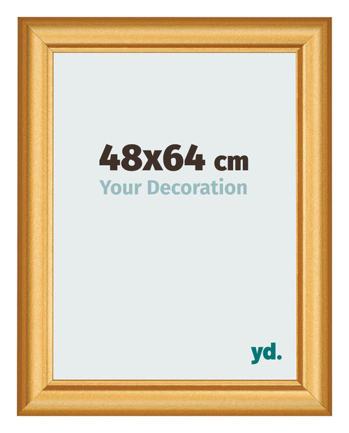 Photo Frame 48x64cm Gold Matte MDF Lazio Front Size | Yourdecoration.co.uk