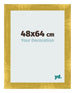 Photo Frame 48x64cm Gold Vintage MDF Pisa Front Size | Yourdecoration.co.uk