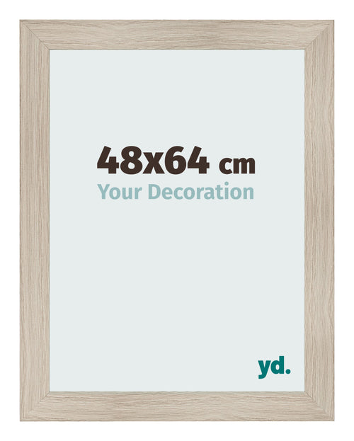 Photo Frame 48x64cm Oak Rustic MDF Pisa Front Size | Yourdecoration.co.uk