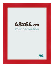 Photo Frame 48x64cm Red MDF Pisa Front Size | Yourdecoration.co.uk