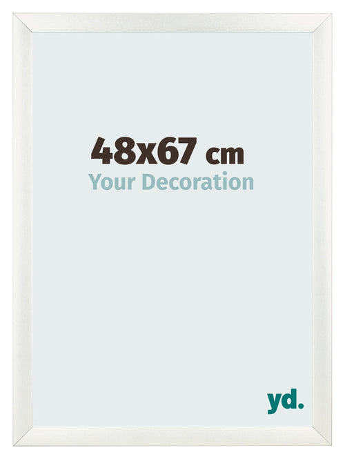 Photo Frame 48x67cm White Vintage MDF Pisa Front Size | Yourdecoration.co.uk