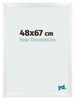 Photo Frame 48x67cm White Vintage MDF Pisa Front Size | Yourdecoration.co.uk