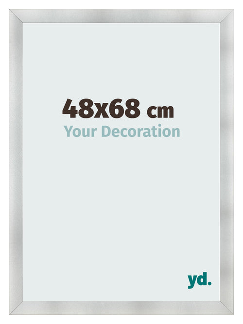 Photo Frame 48x68cm Aluminum Brushed MDF Pisa Front Size | Yourdecoration.co.uk
