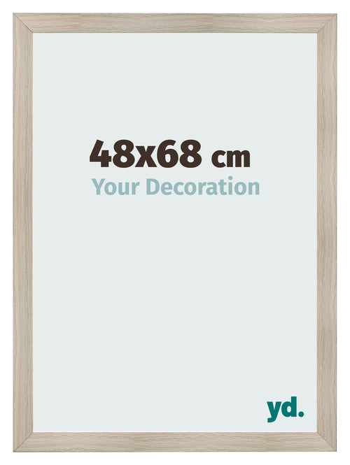 Photo Frame 48x68cm Oak Rustic MDF Pisa Front Size | Yourdecoration.co.uk