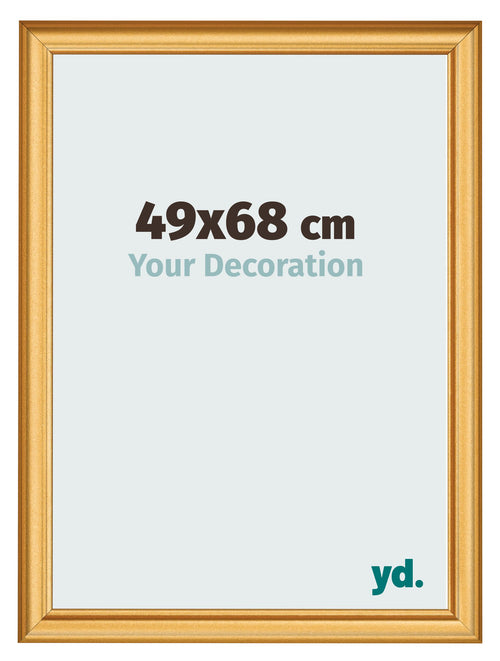 Photo Frame 49x68cm Gold Matte MDF Lazio Front Size | Yourdecoration.co.uk