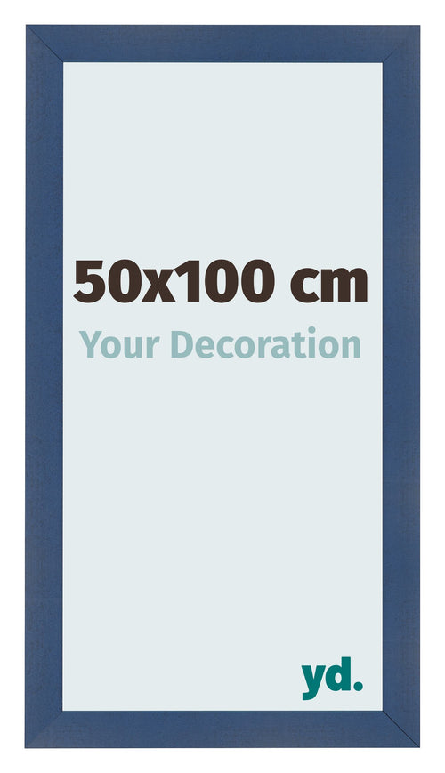 Photo Frame 50x100cm Dark Blue Swept MDF Pisa Front Size | Yourdecoration.co.uk