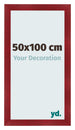 Photo Frame 50x100cm Wine Red Swept MDF Pisa Front Size | Yourdecoration.co.uk