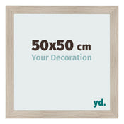 Photo Frame 50x50cm Oak Rustic MDF Pisa Front Size | Yourdecoration.co.uk