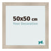 Photo Frame 50x50cm Oak Rustic MDF Pisa Front Size | Yourdecoration.co.uk