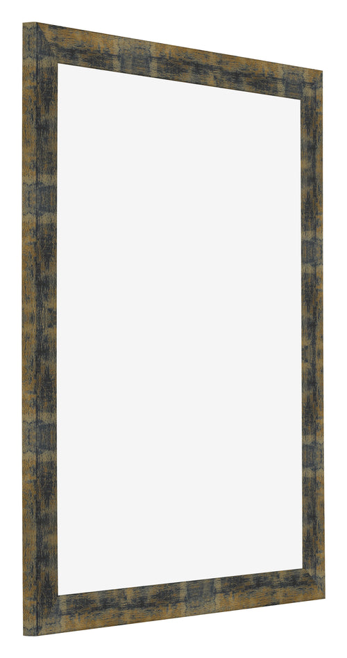 Photo Frame 50x60cm Blue Gold Melange MDF Pisa Front Oblique | Yourdecoration.co.uk