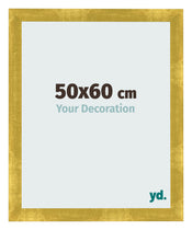 Photo Frame 50x60cm Gold Vintage MDF Pisa Front Size | Yourdecoration.co.uk