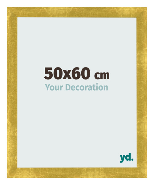Photo Frame 50x60cm Gold Vintage MDF Pisa Front Size | Yourdecoration.co.uk