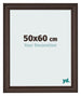 Photo Frame 50x60cm Oak Dark MDF Lazio Front Size | Yourdecoration.co.uk