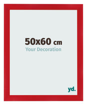 Photo Frame 50x60cm Red MDF Pisa Front Size | Yourdecoration.co.uk