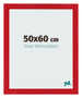 Photo Frame 50x60cm Red MDF Pisa Front Size | Yourdecoration.co.uk