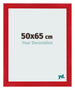 Photo Frame 50x65cm Red MDF Pisa Front Size | Yourdecoration.co.uk