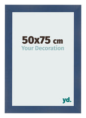 Photo Frame 50x75cm Dark Blue Swept MDF Pisa Front Size | Yourdecoration.co.uk