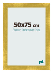 Photo Frame 50x75cm Gold Vintage MDF Pisa Front Size | Yourdecoration.co.uk