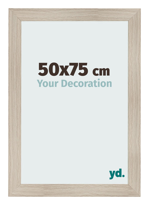 Photo Frame 50x75cm Oak Rustic MDF Pisa Front Size | Yourdecoration.co.uk