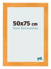 Photo Frame 50x75cm Orange MDF Pisa Front Size | Yourdecoration.co.uk