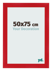 Photo Frame 50x75cm Red MDF Pisa Front Size | Yourdecoration.co.uk