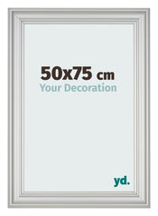 Photo Frame 50x75cm Silver Matte MDF Lazio Front Size | Yourdecoration.co.uk