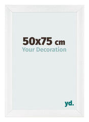 Photo Frame 50x75cm White Vintage MDF Pisa Front Size | Yourdecoration.co.uk