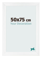 Photo Frame 50x75cm White Vintage MDF Pisa Front Size | Yourdecoration.co.uk