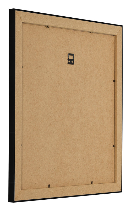 Photo Frame 55x55cm Black Silver Polished MDF Pisa Back Oblique | Yourdecoration.co.uk