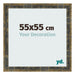 Photo Frame 55x55cm Blue Gold Melange MDF Pisa Front Size | Yourdecoration.co.uk