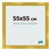 Photo Frame 55x55cm Gold Vintage MDF Pisa Front Size | Yourdecoration.co.uk