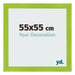 Photo Frame 55x55cm Green MDF Pisa Front Size | Yourdecoration.co.uk