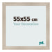 Photo Frame 55x55cm Oak Rustic MDF Pisa Front Size | Yourdecoration.co.uk