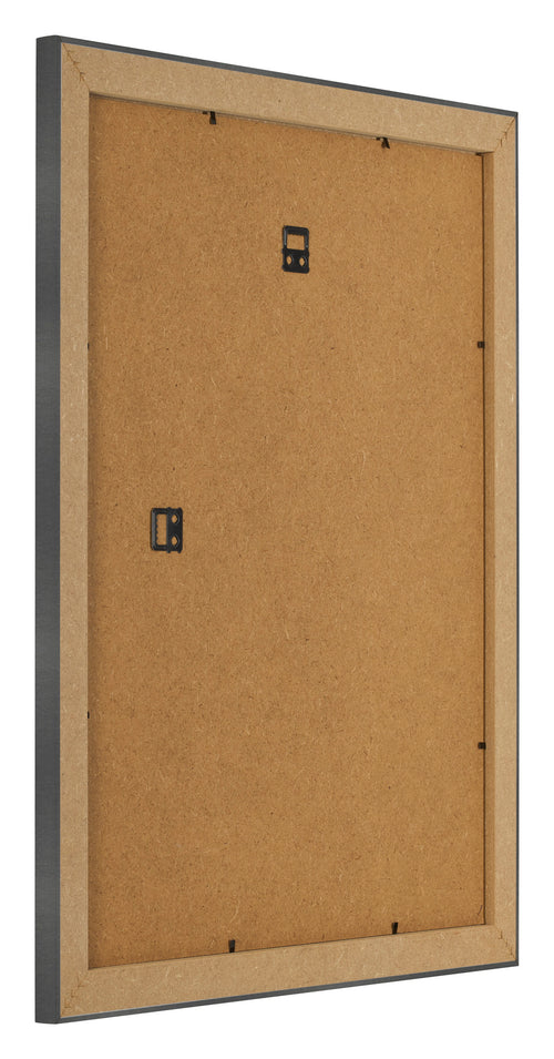 Photo Frame 55x65cm Black Silver Polished MDF Pisa Back Oblique | Yourdecoration.co.uk