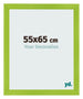 Photo Frame 55x65cm Green MDF Pisa Front Size | Yourdecoration.co.uk